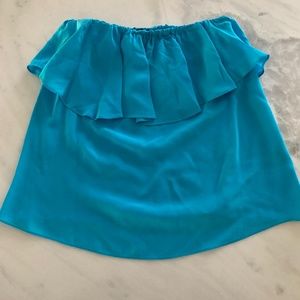 Olivaceous Strapless Top